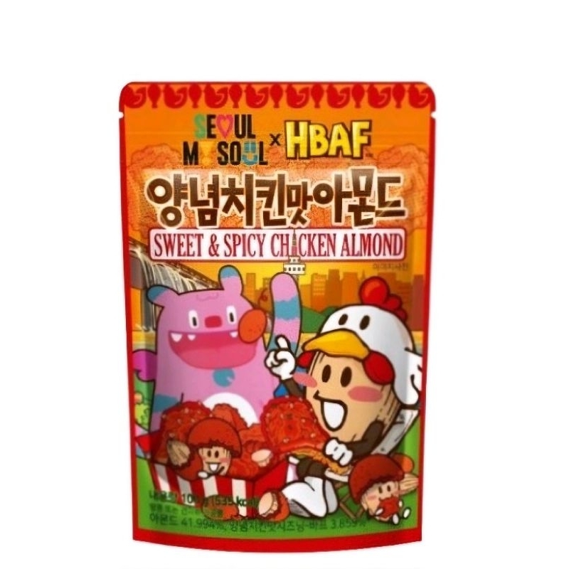 HBAFถั่วalmondเกาหลี