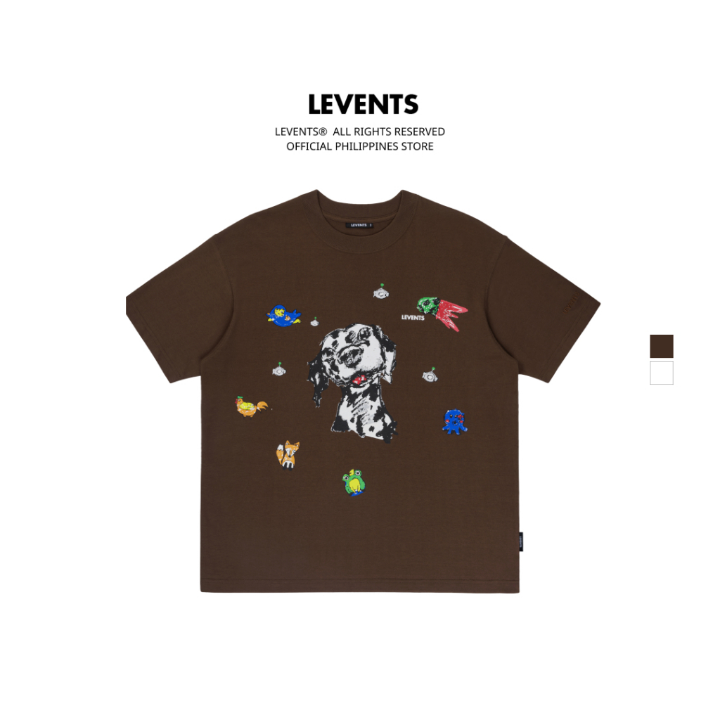Levents® Dalmatian & Friends Oversize Tee เสื้อยืดทรงโอเวอร์ไซส์ ผ้าหนา ใส่สบาย