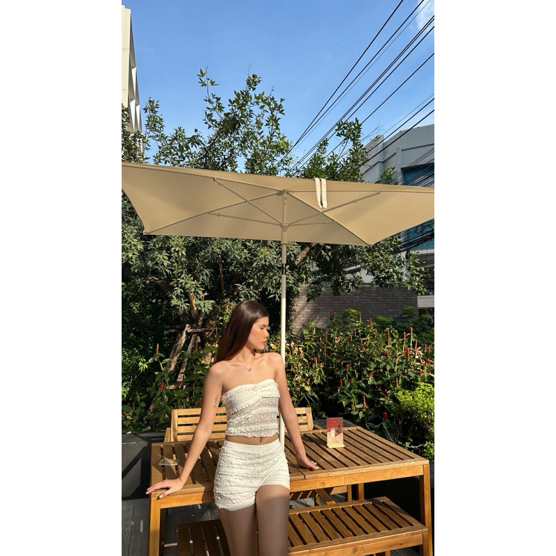 กางเกงผ้าลูกไม้มีซับใน New Fiona ผ้าใส่สบายมาก ถ่ายจากงานจริง Clothing ผู้หญิง Women เสื้อผ้า