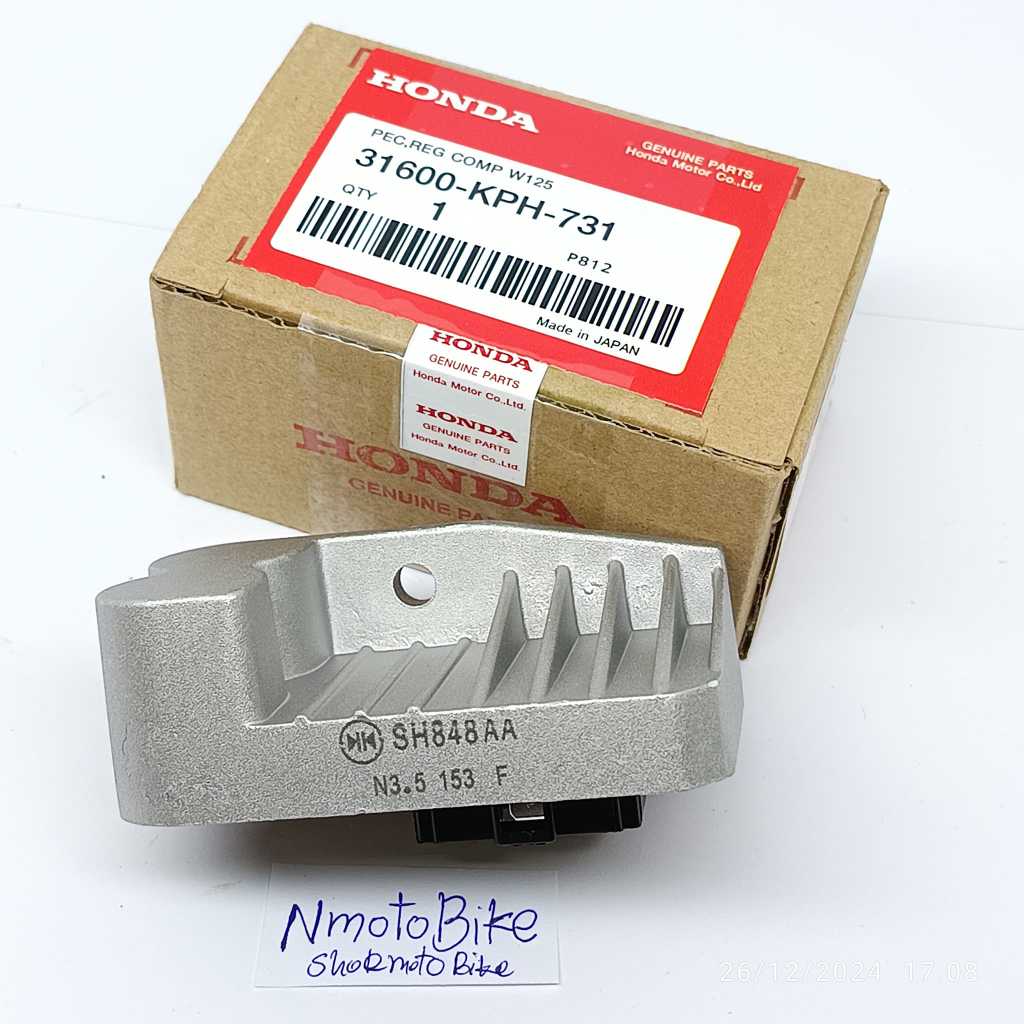 แผ่นชาร์จไฟแท้ศูนย์ 5 ขา HONDA W125i ปลาวาฬ(2012-2014) MSX125 (2013) 31600-KYZ-971 แผ่นชาร์จ แผ่นชาร์ท แผ่นชาร์ต 5 ขา