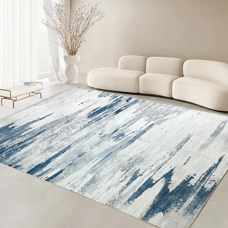 Fine Gauze Pile Carpet Rug Carpet Bedside Bedroom Carpet Household Non-Slip Study Entryway Floor Mat