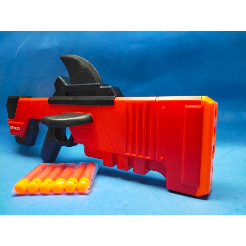 nerf Roblox mm2 Shark Seeker ของแท้ ของเล่นกระสุนโฟม มือสอง ราคาถูก