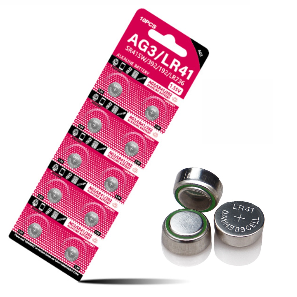 ถ่านกระดุม  AG3 LR41 392 SR41 192 LR736 Lithium Battery  ราคาถูก