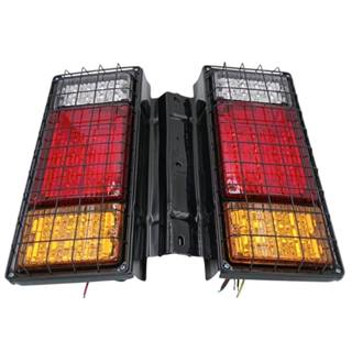 ไฟท้าย รถบรรทุก ISUZU NPR NKR NQR LED 1คู่ ซ้าย-ขวา มีแป้น (…