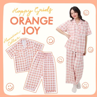 ชุดนอน sliptosleep - Orange Joy Pants Set