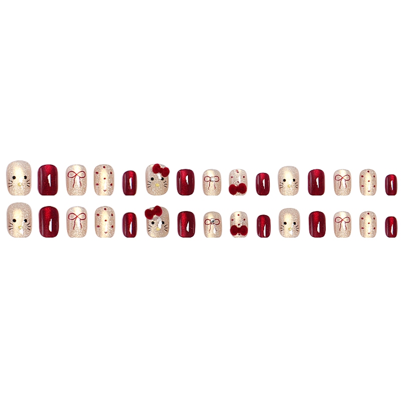 【สินค้าใหม่DD325] พร้อมส่งในไทย แฟลชเจาะเล็บปลอม เล็บปลอมกันน้ำ กล่องละ 24 ชิ้น เล็บปลอมสำเร็จรูป ราคา ถูกที่สุด ดีลบีเคเค แกลเลอรีภาพที่ 3