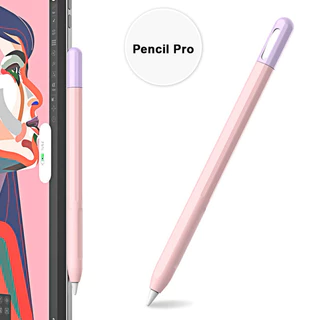 Pencil Case 💕เคสปากกา ปลอกปากกาGen2/Pen Proใส่ช่องปากกา ซิลิโคนนิ่มกันรอยกระแทกมี2ชิ้น ปากกา+หัวpenLogoชัดเจน