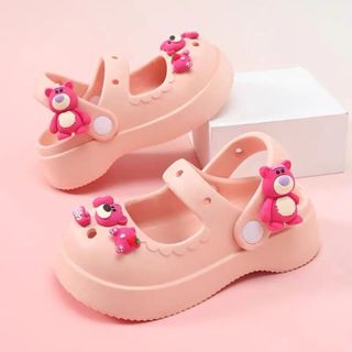 LOT03 รองเท้าเด็กหัดเดินกันลื่นระบายอากาศ รองเท้ารัดส้นลายกา…