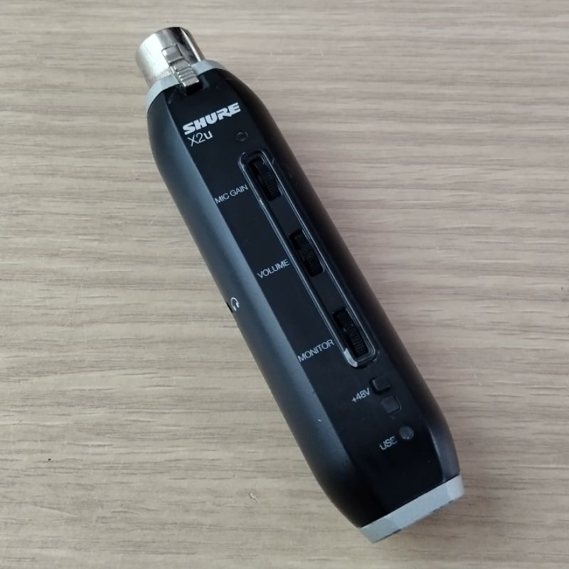 Shure X2U XLR to USB Microphone Adapter (( สินค้ามือสอง )) ใช้งานปกติ สภาพ 80% ไม่มีกล่อง