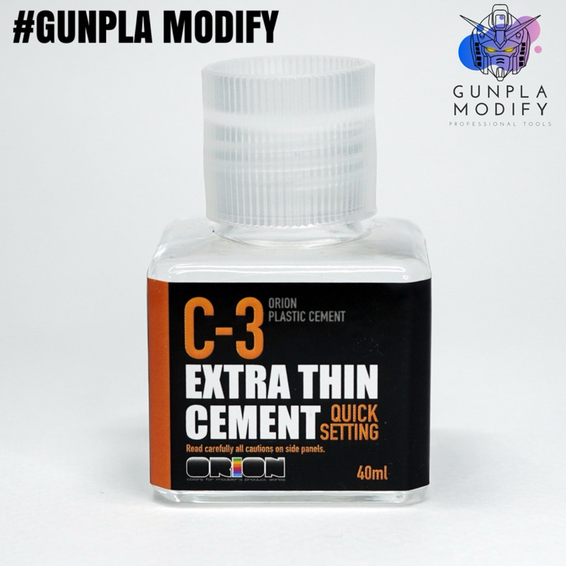 ORION C-03 Extra Thin Cement Quick Setting กาวประสานแห้งเร็ว ขนาด 40ml