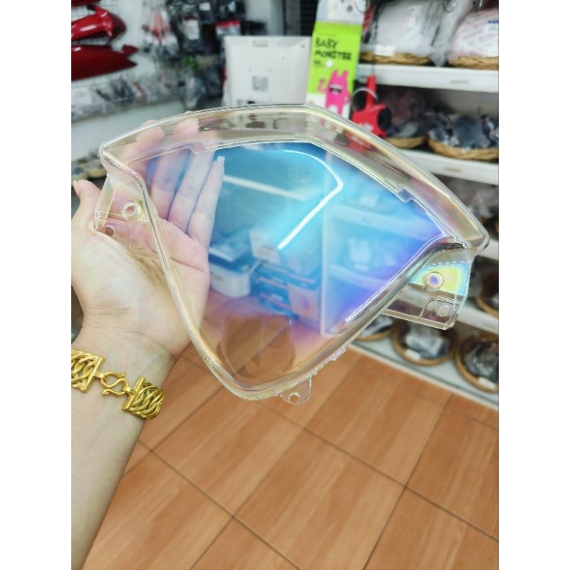 ครอบไมล์เทียม มีโอสองตา  ไดร์สี รุ้ง 🌈🌈