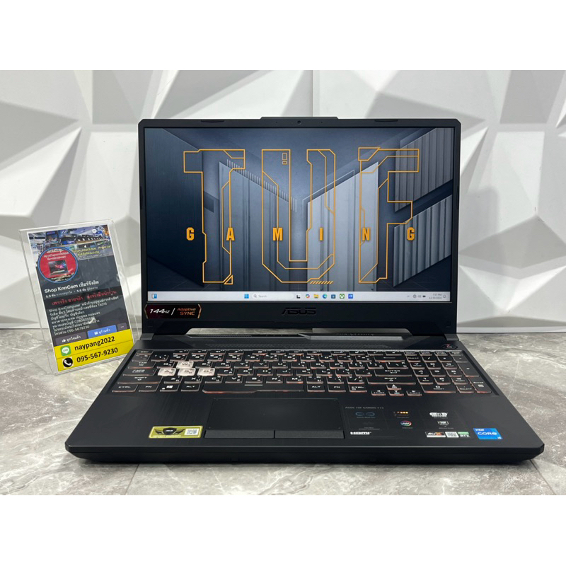 Asus TUF Gaming F15 FX506HM-HN008T มือสองประกันร้าน 3 เดือน RTX 3060 6GB Ram 16 GB