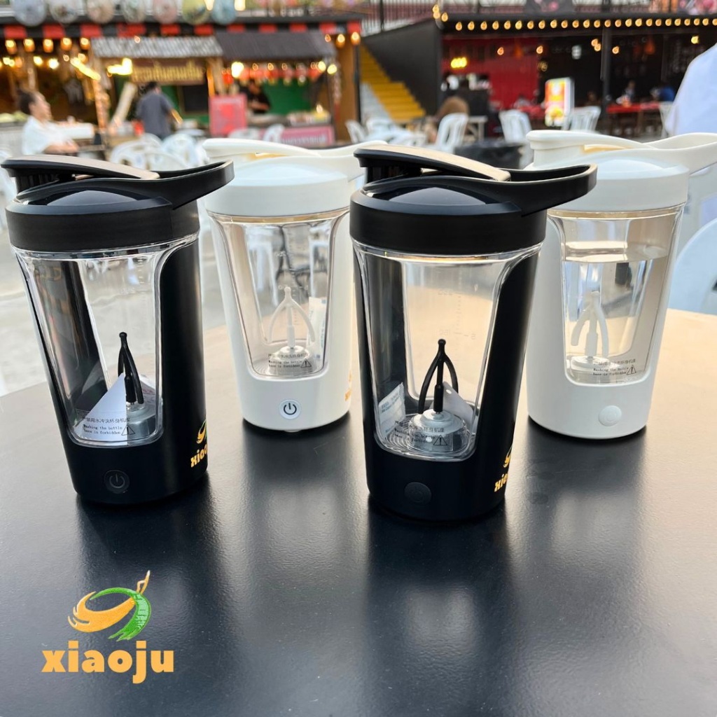 Xiaoju แก้วปั่น & ชง ผงเวย์โปรตีน คอลลาเจน หรือผงเครื่องดื่มแบบชงทุกชนิด มี 2 รุ่น แบตเตอรี่ , USB C