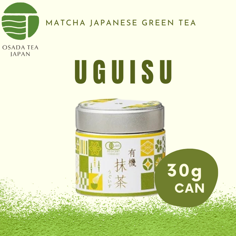 OSADA TEA JAPAN Uguisu 30g Can Organic matcha