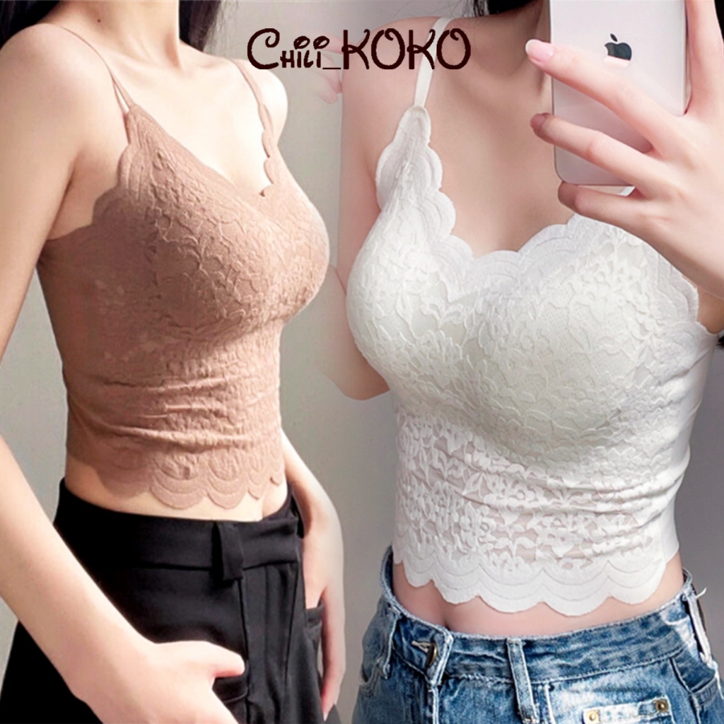 KOKO#สาวร้อนด้านบนที่สวยงามกลับสลิงสวมใส่ด้านนอกสั้นผู้หญิงกับเสื้อกั๊กเบาะหน้าอก คอวีเซ็กซี่#x969