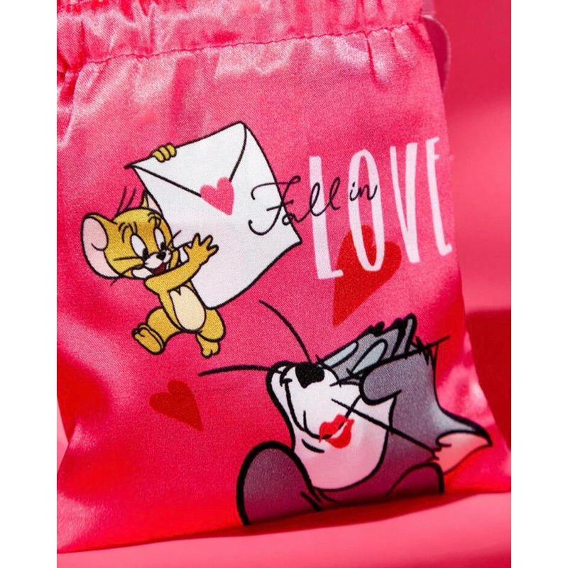 [พร้อมส่ง] ผ้าปิดตานอน Tom & Jerry **แถมถุงผ้า** ของแท้💯 สำหรับเดินทาง กันแสง Sleeping Mask ที่ปิดตา หลับสบาย