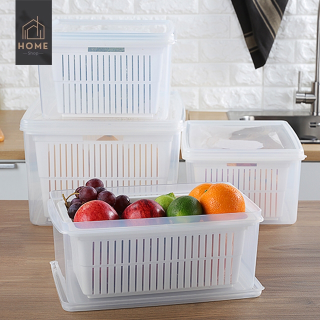 กล่องถนอมอาหาร พร้อมตะกร้า แบรนด์ Keyway รุ่น LM03 , LM02 , LM01 , LMA1