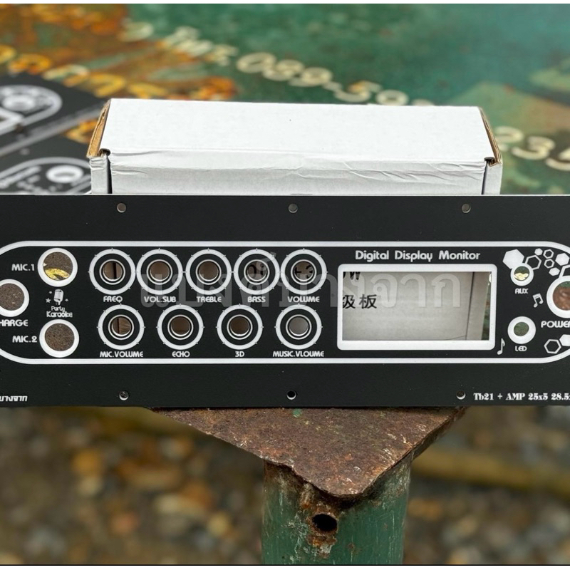 เพลทไฟทะลุTB21/ST21/TB21+AMP ไม่ย้ายช่อง25x5cm