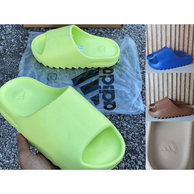 งานพรีเมี่ยม ADIDAS YEEZY SLIDE FOAM ผิวทราย สินค้าถ่ายจากงานจริง