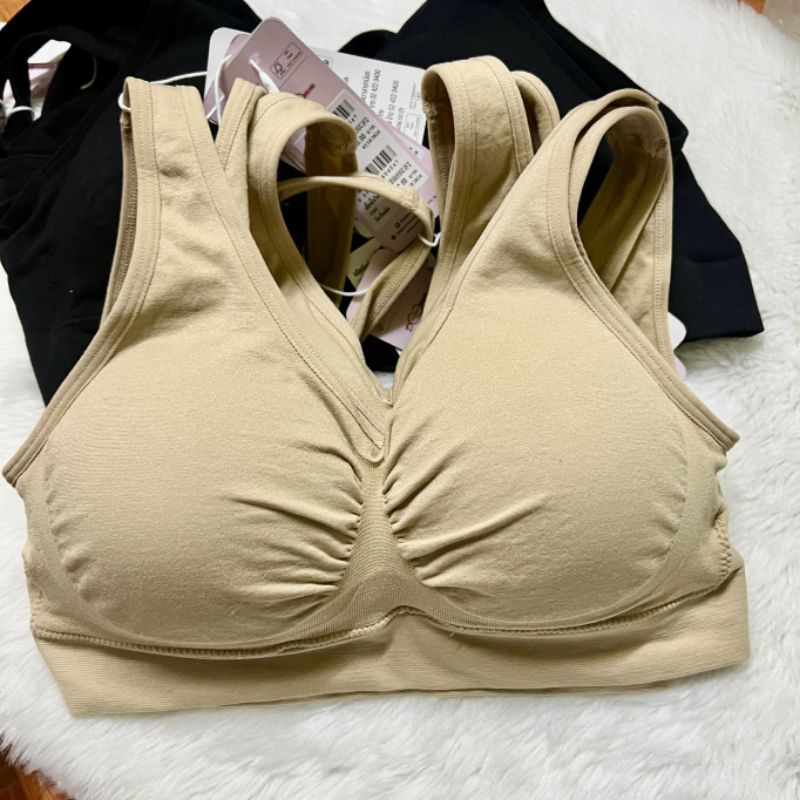 เสื้อใน สตรี ฟรีไซส์ ซาบีน่า sbxa890  แท้ ทรงตะขอหลัง  sabina freesize bra