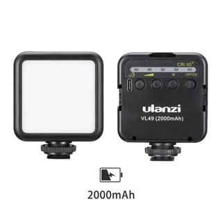 Ulanzi VL49 Mini LED Light ไฟเซลฟี่ ไฟพกพา ไฟติดหัวกล้อง ไฟถ่ายรูป ปรับแสงขาว-ส้มได้ ถ่ายภาพ ไลฟ์สด