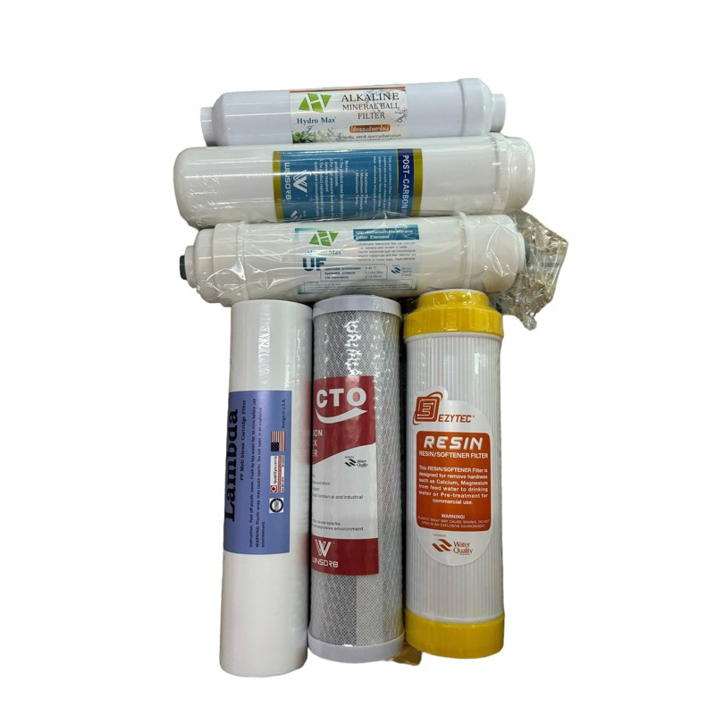 ไส้กรองน้ำ 6 ขั้นตอน UF เรซิ่น post12  Alkaline