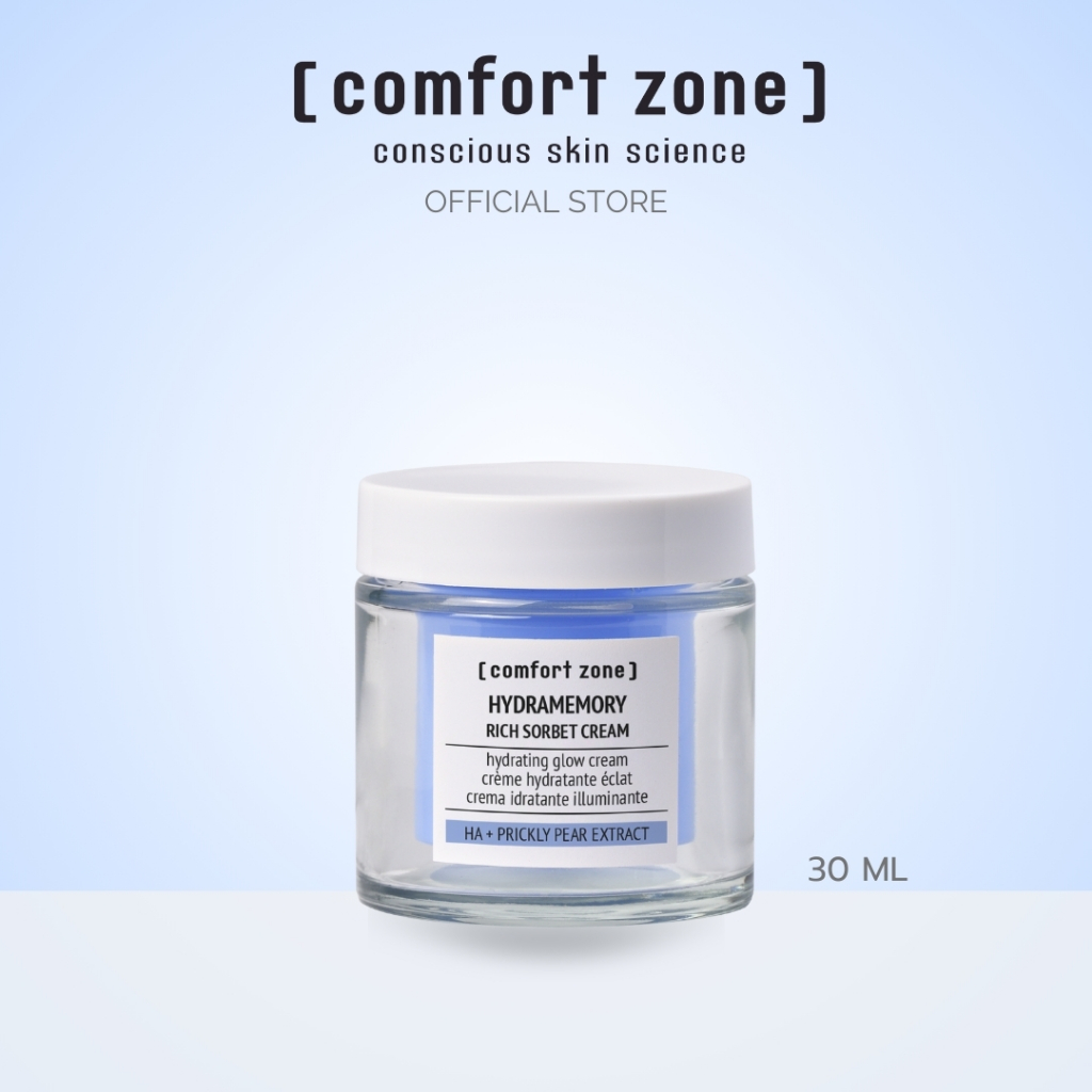 COMFORT ZONE HYDRAMEMORY RICH SORBET CREAM 50ml.[Exp.01/27] ครีมเนื้อซอร์เบท์เติมความชุ่มชื้น