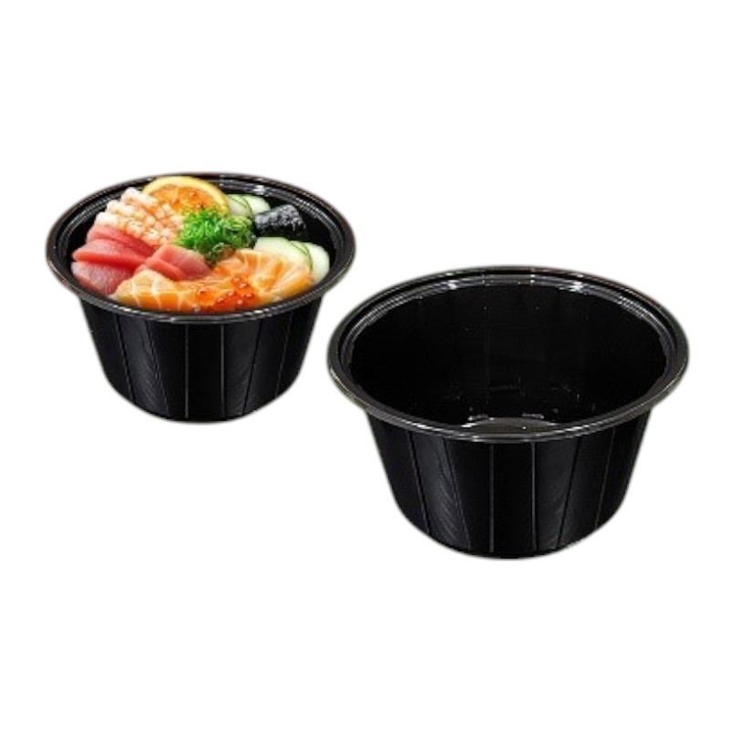 ชามพลาสติกดำ  PP (NT-750B)  750ml.  (50ชิ้น/แพ็ค)  หยกออนไลน์