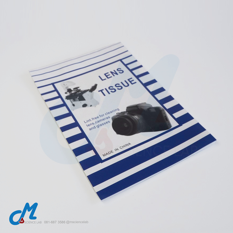 (พร้อมส่งจากไทย) LENS TISSUE กระดาษเช็ดเลนส์กล้อง กล้องจุลทรรศน์ ขนาด 10x15 cm / 1 เล่ม / 50 แผ่น