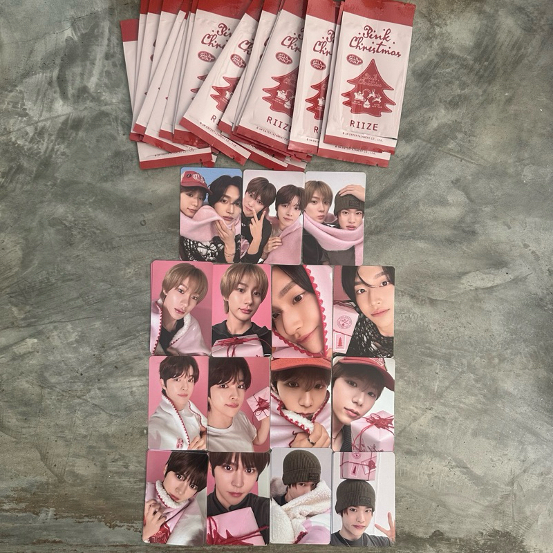 การ์ด 2024 PINK CHRISTMAS #RIIZE (แบบแกะแล้ว พร้อมส่ง) - โชทาโร่ อึนซอก ซองชาน วอนบิน โซฮี แอนตัน