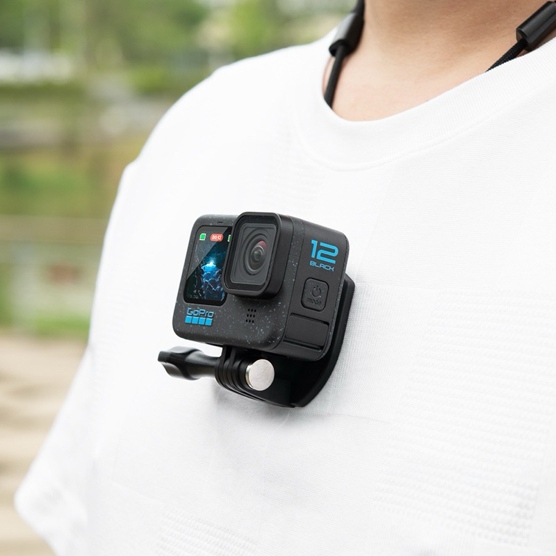 สายคล้องคอ พร้อม แป้นแม่เหล็ก แบบ MAGNET ดูดแม่เหล็ก Magnetic Bracket for GOPRO , DJI OSMO ACTION , ACTION CAMERA