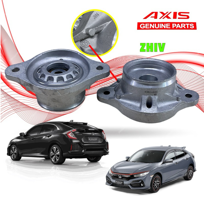 เบ้าโช๊คหลัง 1ตัว HONDA CIVIC FC FK 1.5 TURBO 1.8 ปี 16-21 52670-TEA-A02 AXIS Japan  ZMHV