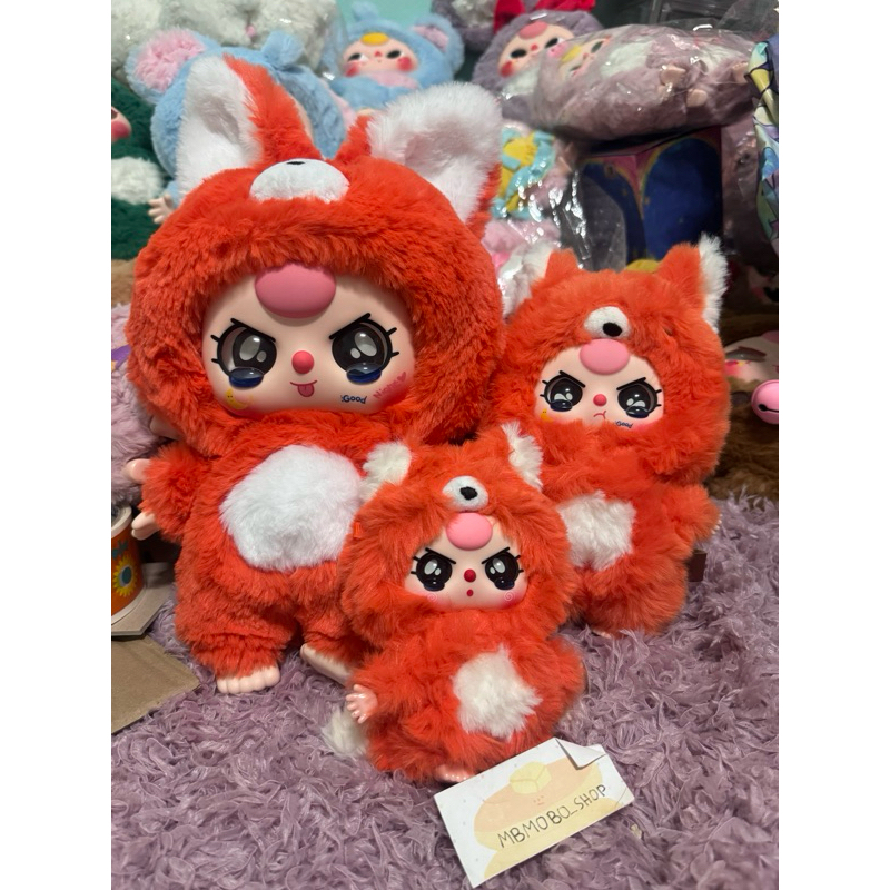 พร้อมส่ง babythree set 3 ตัว จิ้งจอก v3,v3 mini ,400% ตาร้องไห้