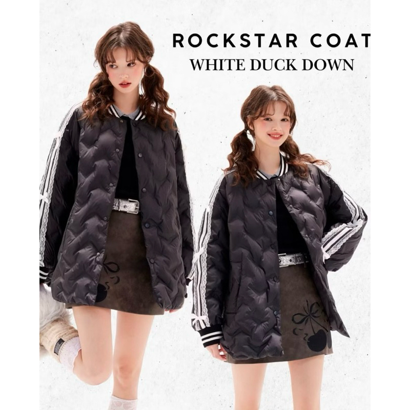 ส่งต่อ ของใหม่ Iris boutique  Rockstar coat Size M ยังมีป้าย tag