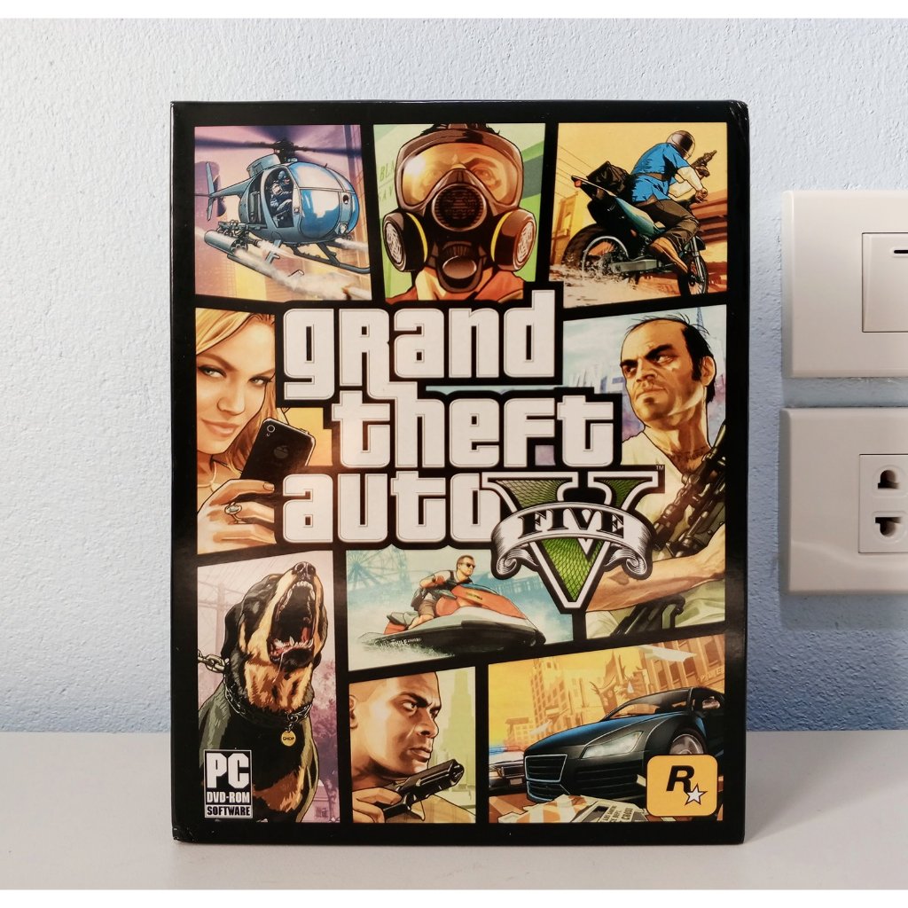 แผ่นเกมส์ PC GTA Grand Theft Auto ภาค V มือ2