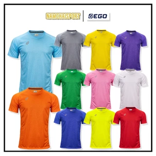 [EG1020] เสื้อฟุตบอลคอกลมผ้าทอลายแขนสั้น EGO SPORT