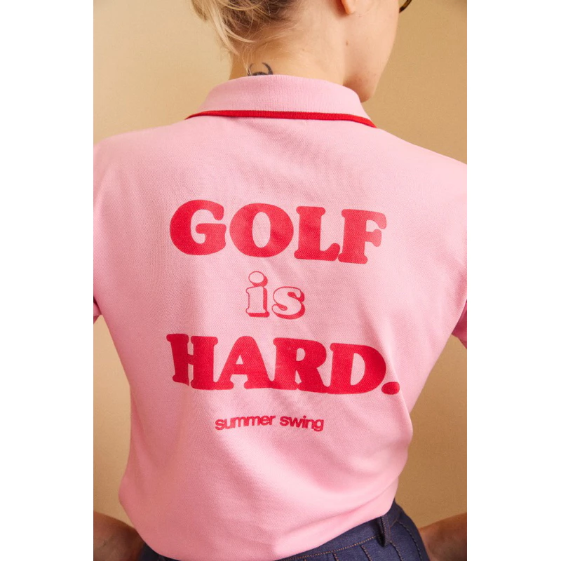 SUMMER SWING: GOLF IS HARD S/S POLO (DRY Tech fabric) เสื้อโปโล