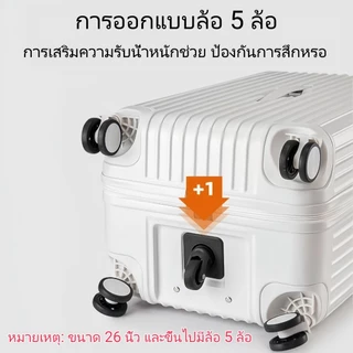 [พร้อมส่งในไทย] กระเป๋าเดินทาง ทนทาน มาพร้อมล้อเลื่อนเงียบ 360 องศา ไซส์ 20/24/28/32 นิ้ว กระเป๋าเดินทางทันสมัยที่สวยงาม