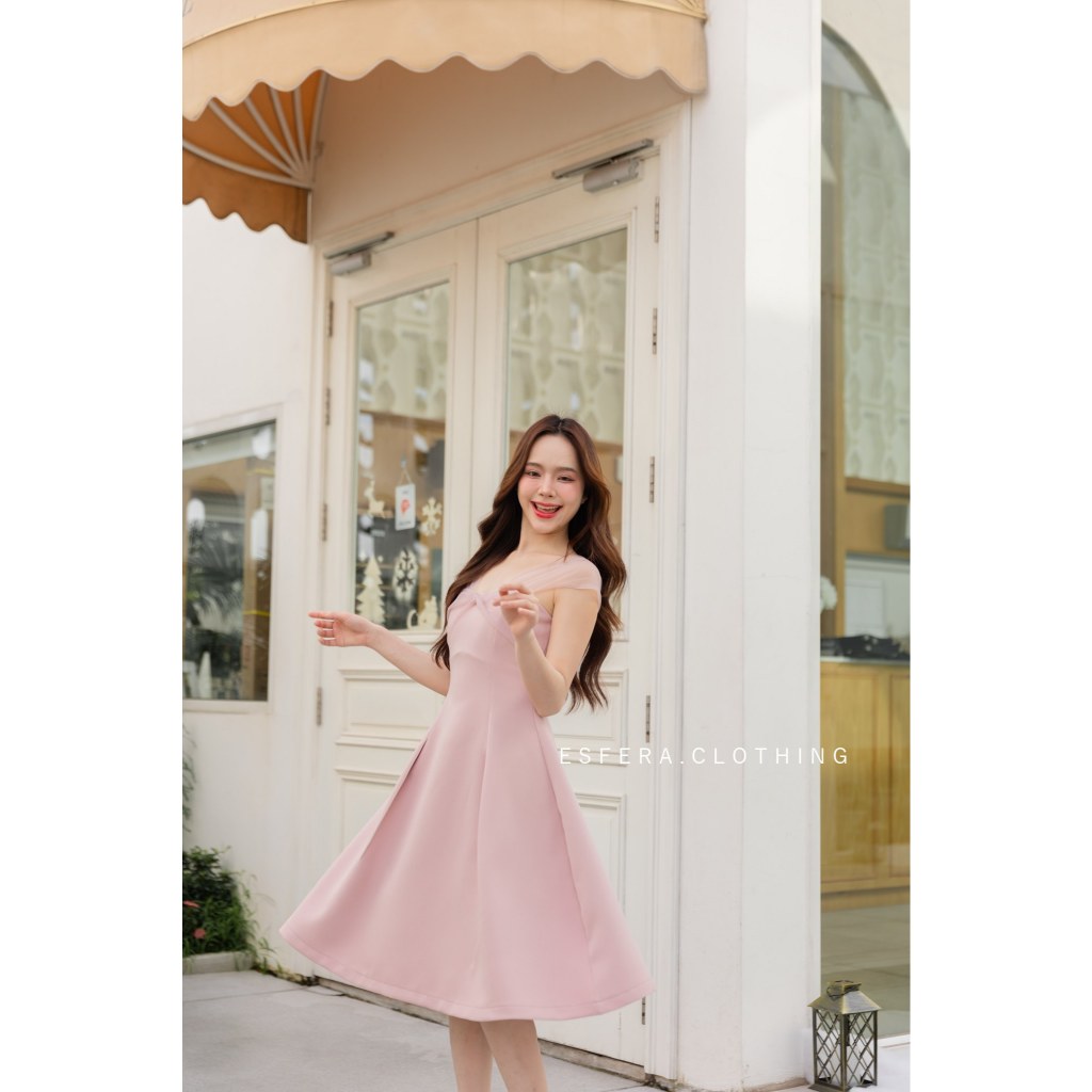 ESFERA-DR-100-1 Bubblegum Dress เดรสออกงาน รูปที่ 5