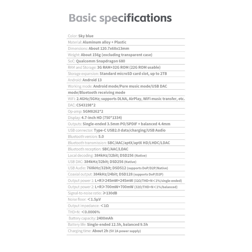 [ประกันศูนย์ไทย] FiiO JM21 เครื่องเล่นเพลงพกพา ชิป CS43198 x+ SGM8262 x2 รองรับ Hi-Res