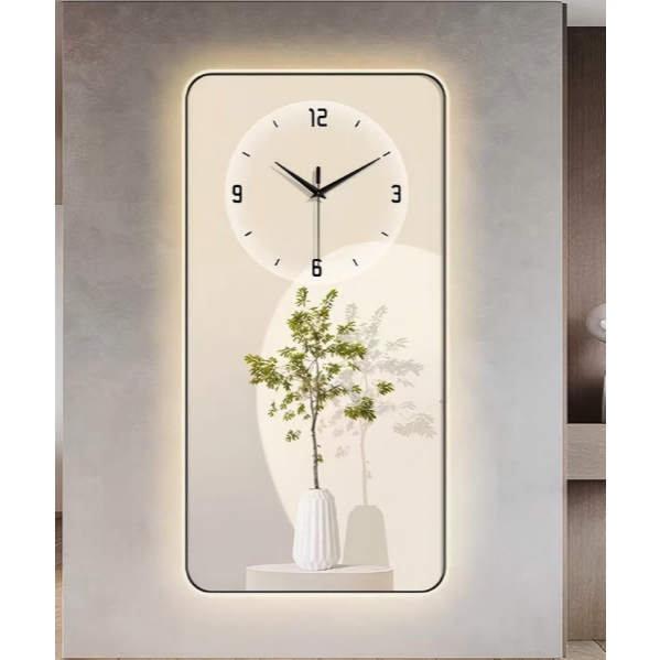 Mural clock Wall clock French cream style clock minimalist modern floral decoration wall clock minim