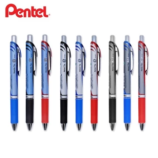 ปากกาเจล Pentel energel แบบกด เปลี่ยน ไส้ปากกาเพนเทล ขนาด 0.5 0.7 และ 1.0 มม.หมึกน้ำเงิน แดง ดำ