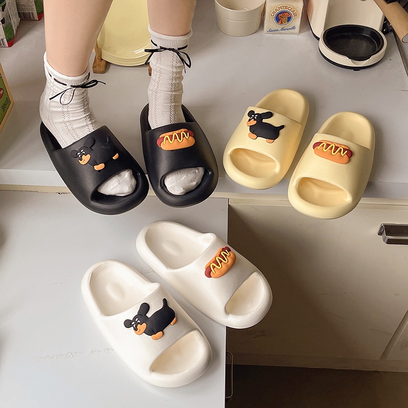 รองเท้าแตะ EVA พื้นนิ่ม พิมพ์ลาย กันลื่น เหมาะกับใส่ในร่ม กลางแจ้ง สําหรับผู้หญิง ไซซ์ 36-41