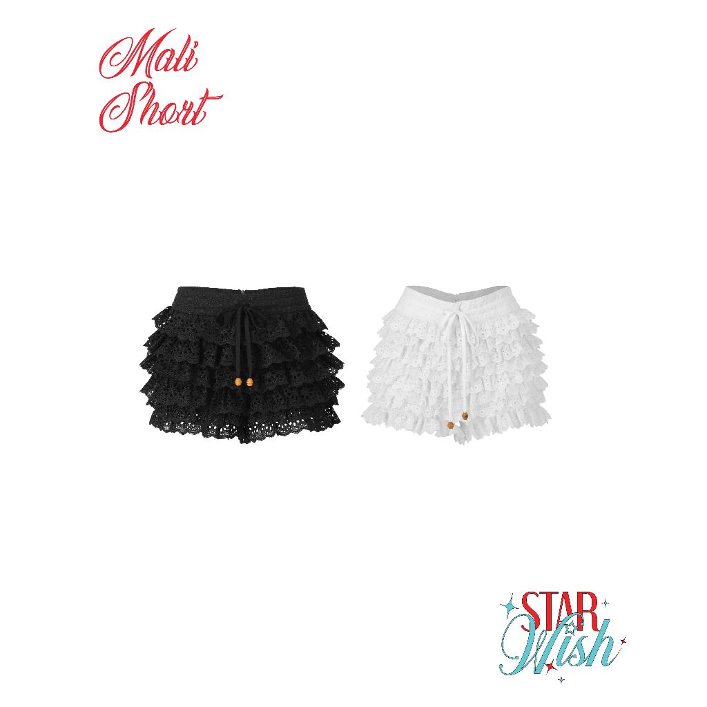 Wildblueyonder - Mali Short กางเกงขาสั้นลูกไม้