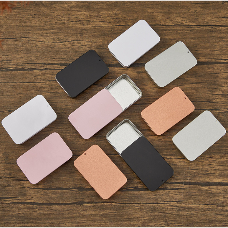 ขนาด60*34*10mm กล่องเหล็ก กล่องอลูมิเนียม ฝาสไลด์