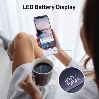 [ของแท้/ประกัน1ปี] iWALK LinkPod 5 แบตสำรองไร้สาย Type-C 5500mAh ชาร์จเร็ว 22.5Wรองรับ iPhone 17/16/15,มือถือแอนดรอย์
