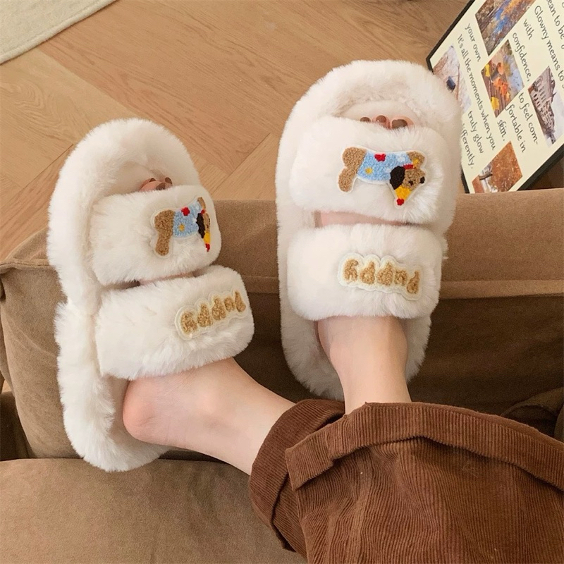 WP49/WP50 - Brownie Puppies - รองเท้าใส่ในบ้าน รองเท้าสลิปเปอร์