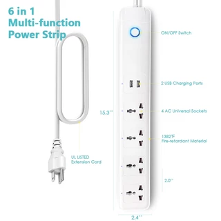 [ ลดราคา 🔥🔥🔥] รีโมท ปิด-เปิดไฟ ออนไล [WiFi] 4️⃣ ช่อง + USB / Type-C 5️⃣ ช่อง [ รุ่นใหม่ ทนร้อน 🔥🔥🔥] ทักแชตหากต