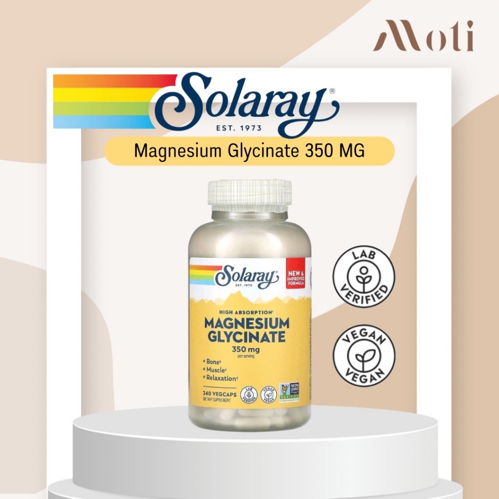 Solaray High Absorption Magnesium Glycinate 350 mg.