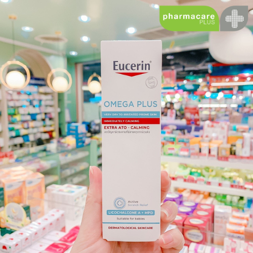 Lotใหม่✨💖Eucerin OMEGA PLUS Extra Ato - Calming ยูเซอริน โอเมก้า พลัส เอ็กซ์ตร้า อะโท-คาล์มมิ่ง 40 ml